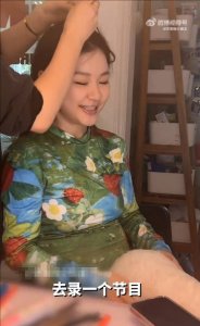 ​金靖晒视频宣布停工待产 透露已经怀孕9个月