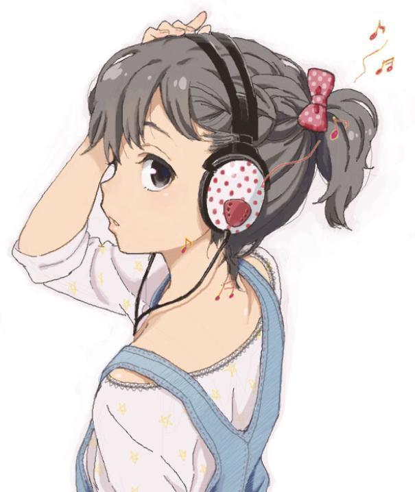 动漫手绘画:女生头像,图1个性十足,图2娇小玲珑,图4萌妹子