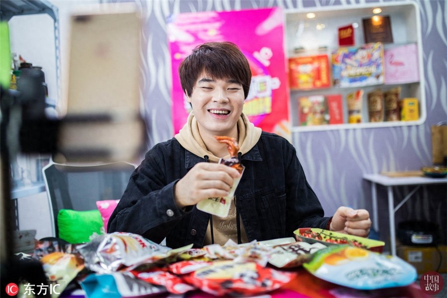 美食主播年入百万销售额破亿 一年免费吃上千万变胖五十斤！