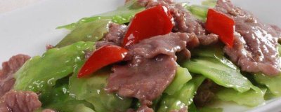 ​牛肉可以和苦瓜一起吃吗