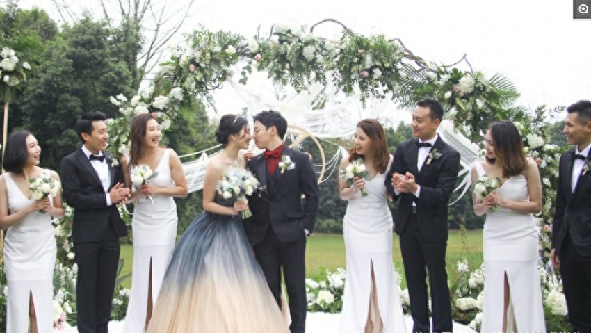 奥运五金王邹凯大婚:中国“体操天团”到场祝贺