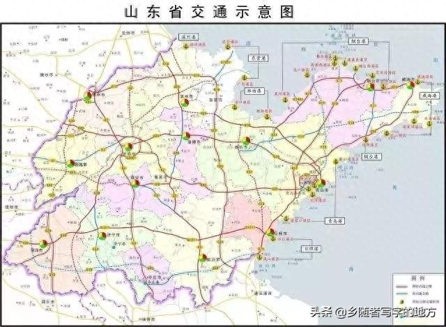 山东省高速公路网中长期规划图,山东人收藏了
