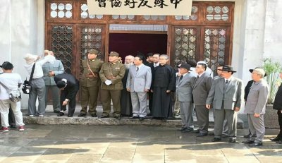 ​罗俊林参演拍摄电视剧《重庆谈判》战争年代戏