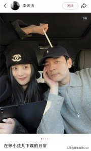 ​李光洁夫妻接小儿子下课，妻子隋雨蒙又瘦又美 1岁多儿子俏皮可爱