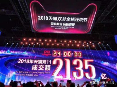 ​2135亿！2018天猫“双11”交易额破纪录