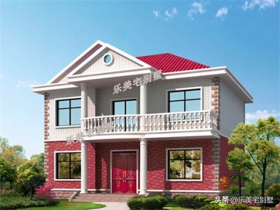 ​4套经济实用型农村二层小洋楼自建房设计图，简单但好看