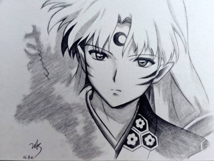 收藏的杀生丸美图,和大家分享一下