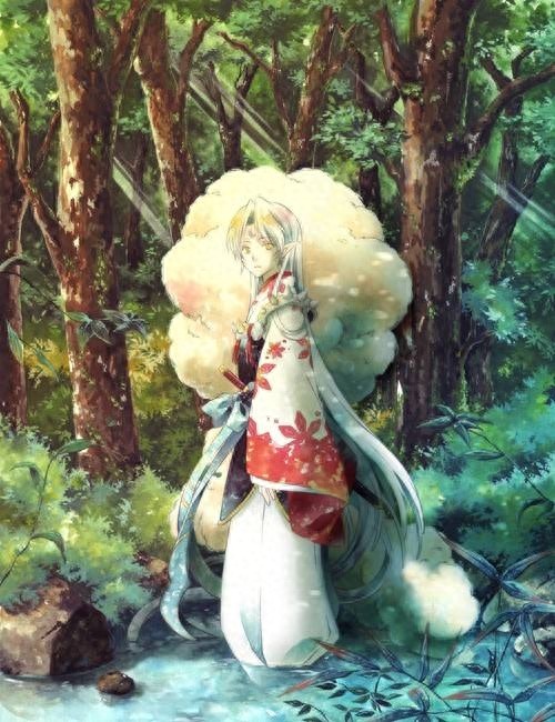 收藏的杀生丸美图,和大家分享一下