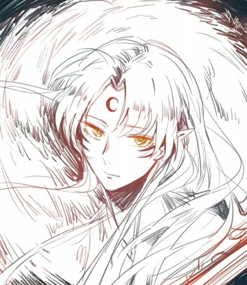 收藏的杀生丸美图,和大家分享一下