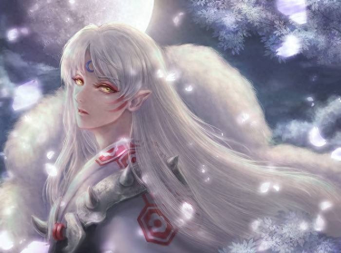 收藏的杀生丸美图,和大家分享一下