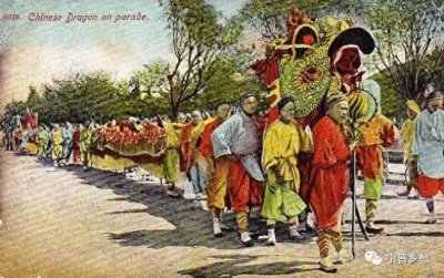 ​舞龙：清末民国照片