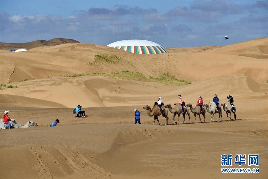 库布其竞相演绎“点沙成金”传奇